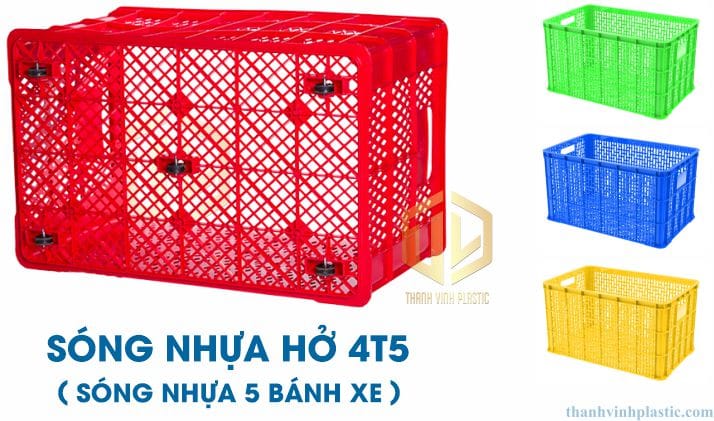 Sóng nhựa hở 4T5