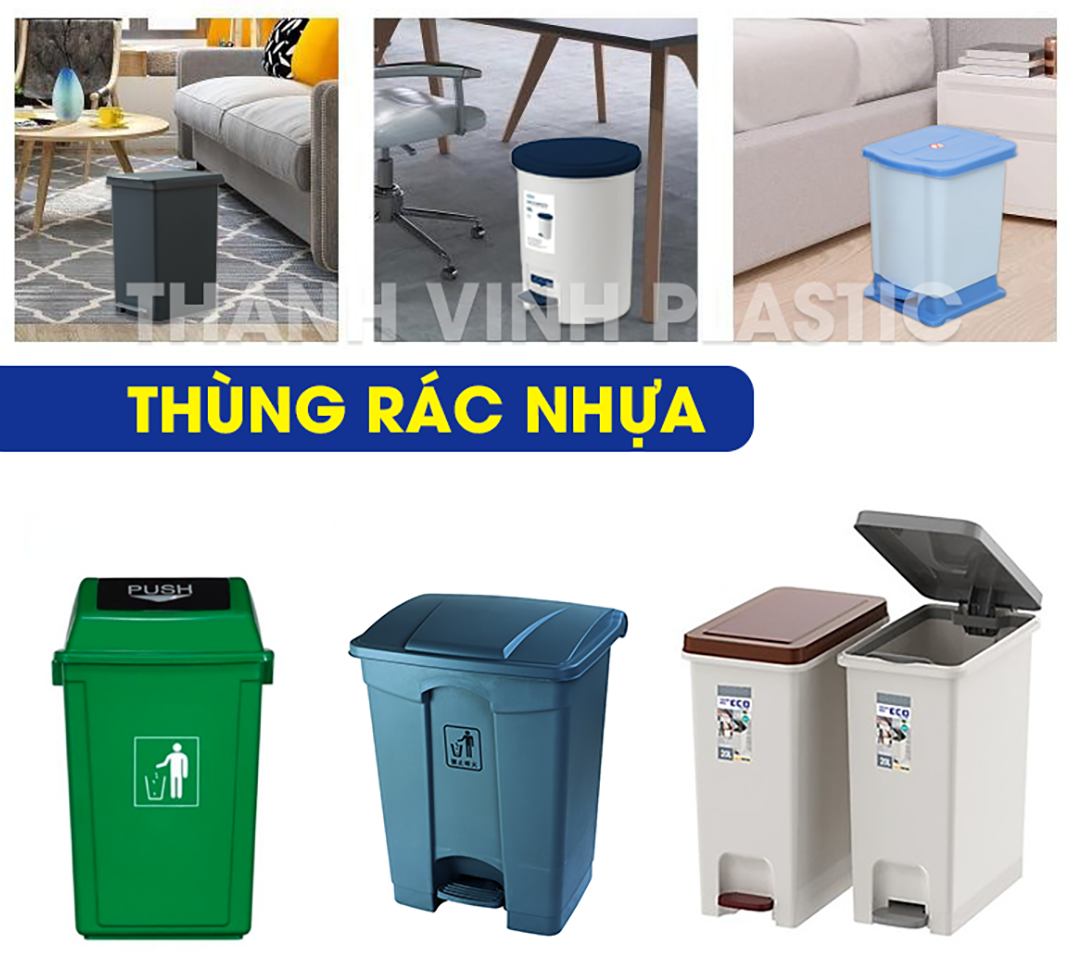 thùng rác nhựa