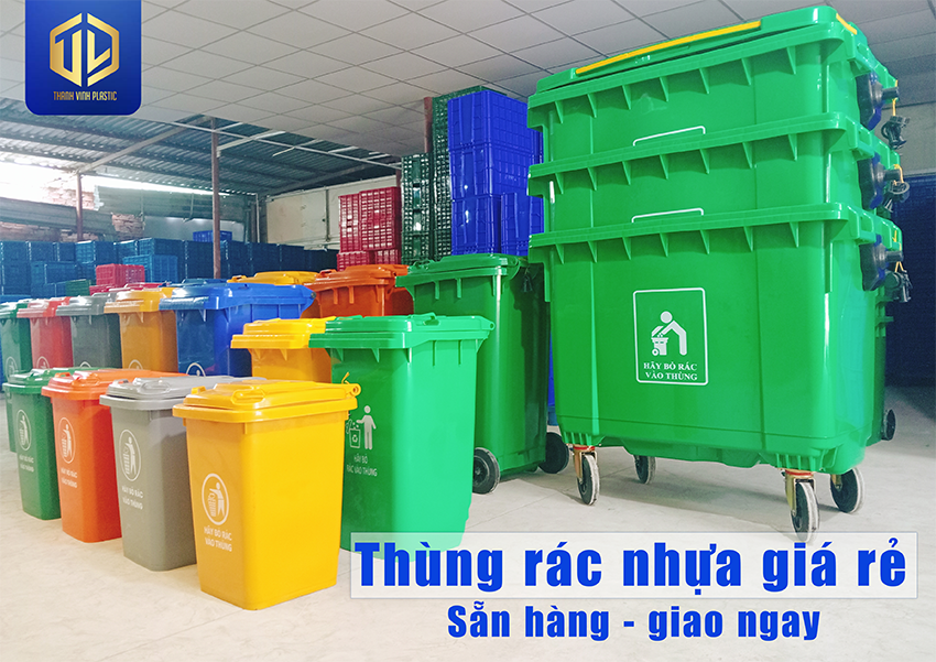 Thùng rác nhựa tại quận 3