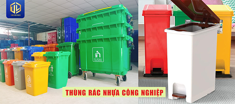 thùng rác nhựa công nghiệp tại quận Bình Thạnh