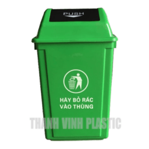 thùng rác công cộng 60 lít nắp lật