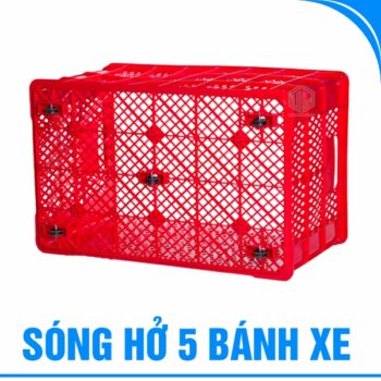 Sóng hở 4T5-song 5 banh xe đỏ