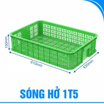 Sóng hở 1t5 màu xanh lá
