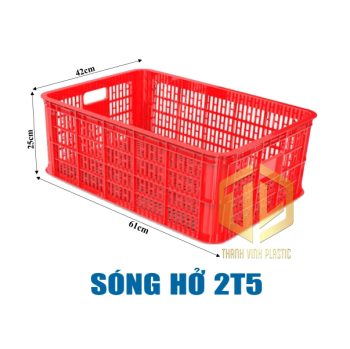 sóng hở 2t5 đỏ