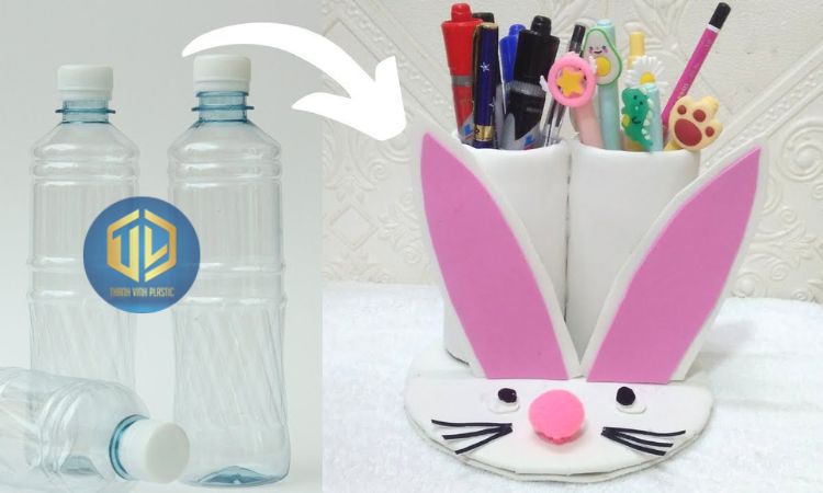 Cách làm hộp bút bằng chai nhựa