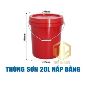 thung son 20 lit nap bang