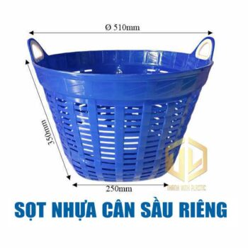 sọt nhựa cân sầu riêng