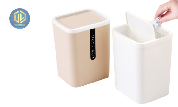 Thùng rác mini có nắp lật để bàn DUSTBOX