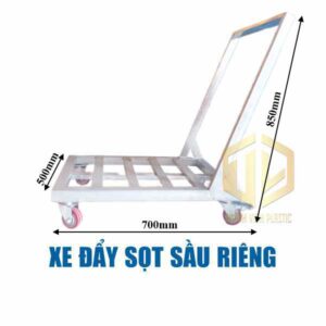 xe đẩy sọt sầu riêng