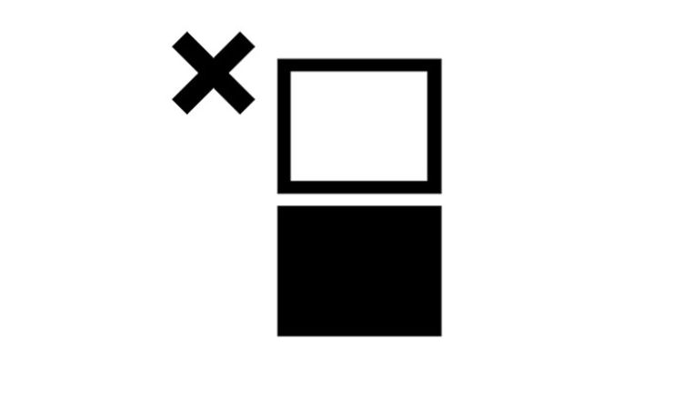 Ký hiệu không được xếp chồng