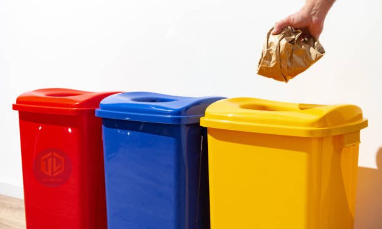 Màu sắc thùng rác