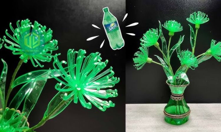Cây cối và hoa từ chai nhựa