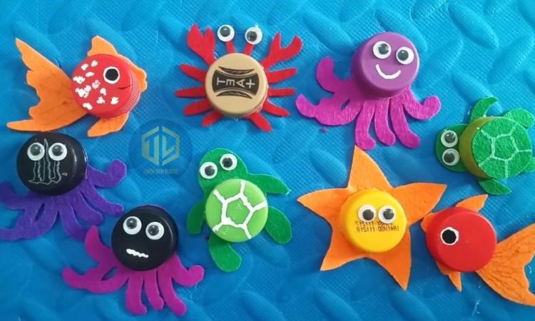 Đồ chơi xếp hình từ nút chai