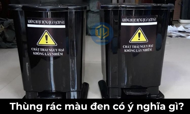 Thùng rác màu đen có ý nghĩa gì?