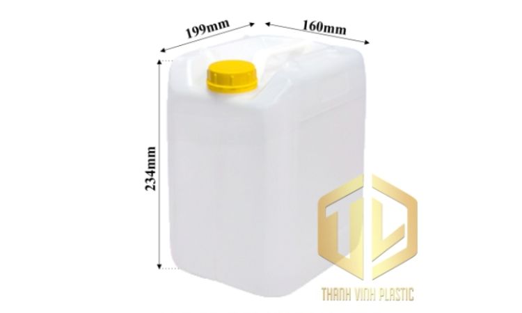 Can nhựa 5 lít vuông