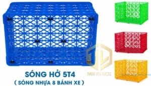 SÓNG NHỰA 8 BÁNH XE