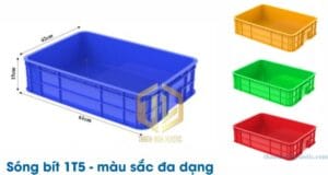Sóng nhựa bít 1T5 màu sắc đa dạng