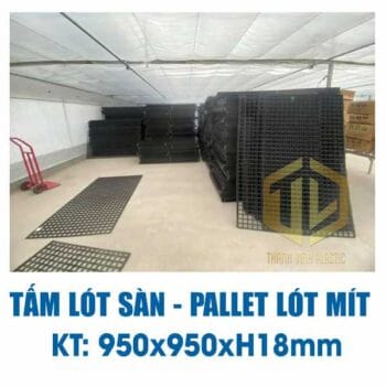 pallet nhựa lót mít