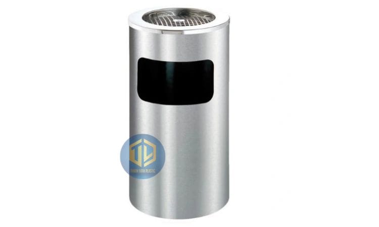 Thùng rác inox tròn A35-B
