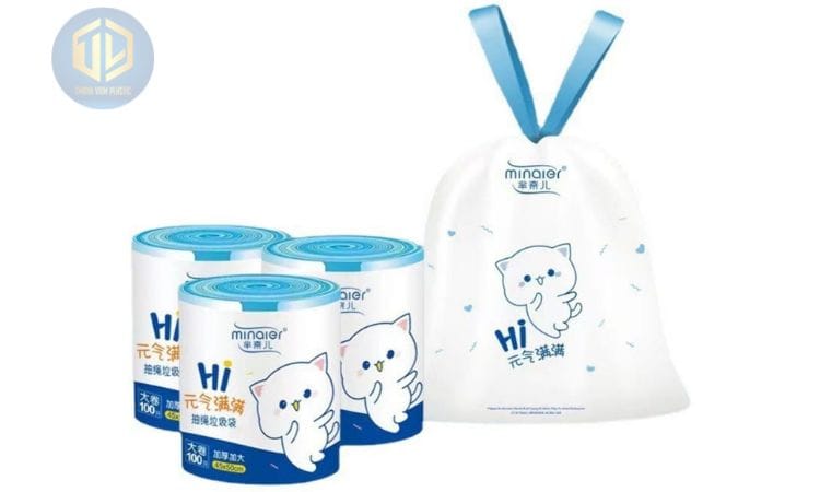 Túi đựng rác dây rút Minaier tự phân huỷ