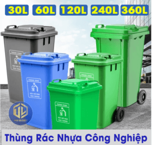 Thùng rác nhựa tại Quận 5