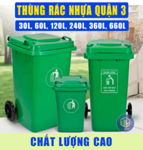 Thùng rác nhựa Quận 3