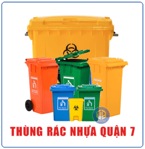 Thùng rác nhựa quận 7 giá rẻ