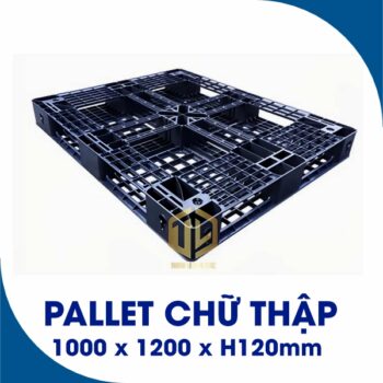 Pallet chữ thập 1000x1200x120mm