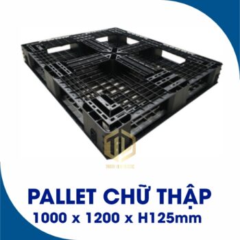 Pallet chữ thập 1000x1200x125