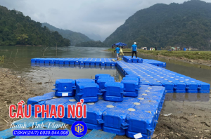 Cầu phao nổi lắp ghép nhanh chóng