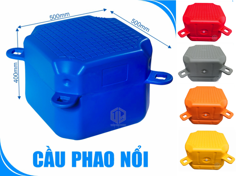Cầu phao nổi nhựa HDPE