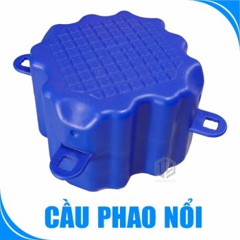 Cầu phao nổi-xanh dương