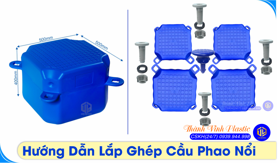 Hướng dẫn lắp ghép cầu phao nổi