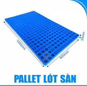 Pallet lót sàn không chân
