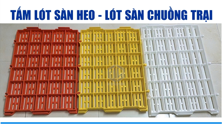 Tấm lót sàn chuồng heo - màu sắc đa dạng