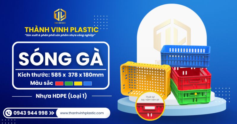 Sóng nhựa - sóng gà giá rẻ