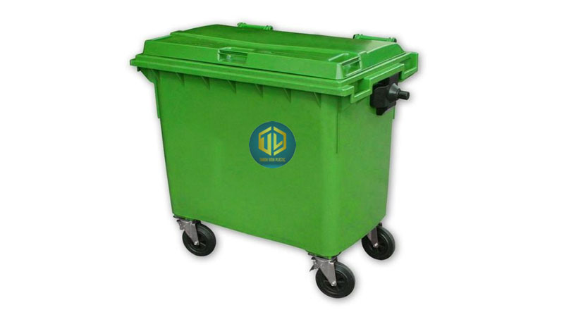 Bảng báo giá xe gom rác 500 lít, 660 lít, 1100 lít cập nhật mới nhất