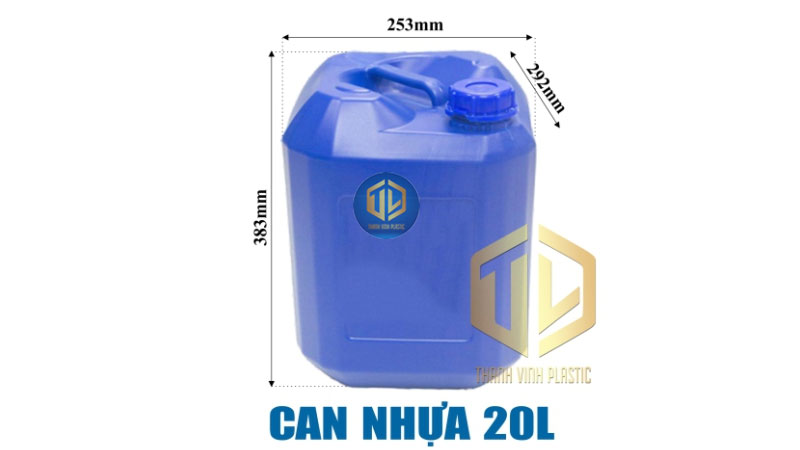 7 mẫu can nhựa, chai nhựa HDPE được sử dụng phổ biến nhất hiện nay