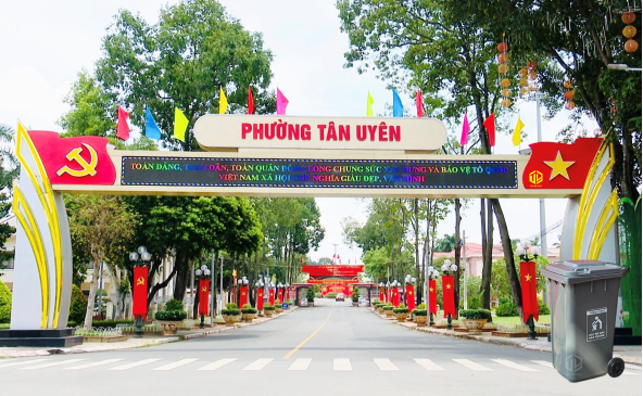 Thùng rác 240L tại Tân Uyên