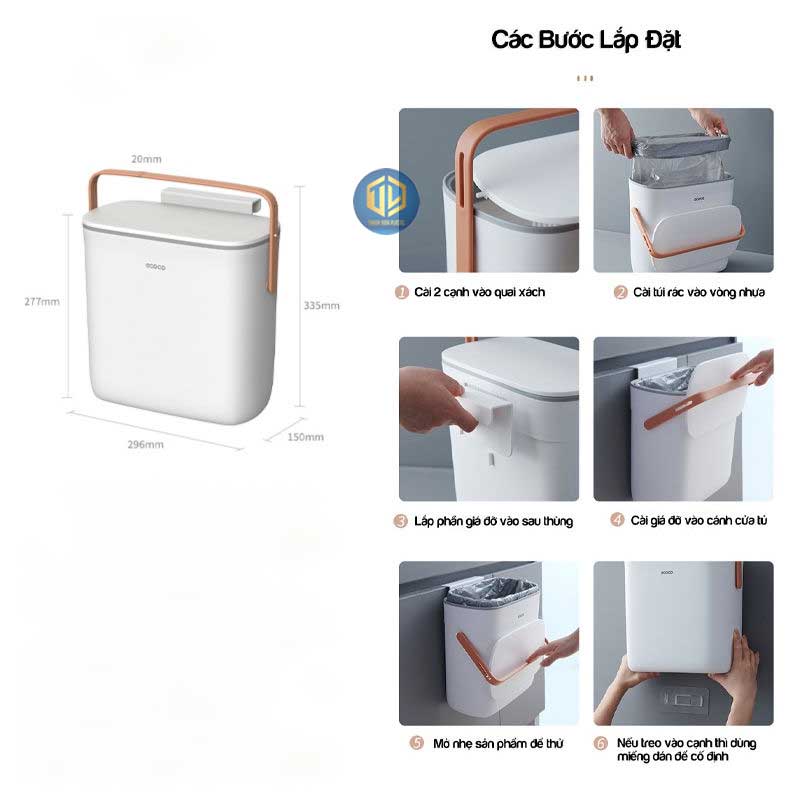 Thiết kế, cấu tạo, cách sử dụng và lắp thùng rác thông minh