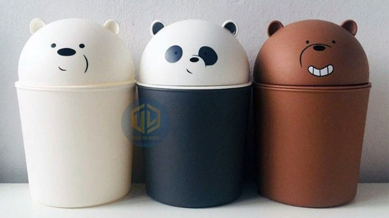 12+ mẫu thùng rác mini nhỏ cực cute và dễ thương