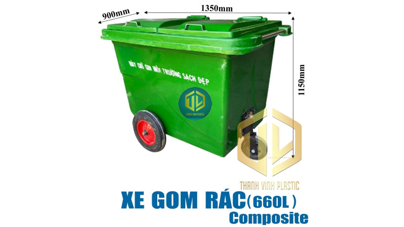 TOP 4 thùng rác 660 lít dung tích lớn bán chạy nhất thị trường