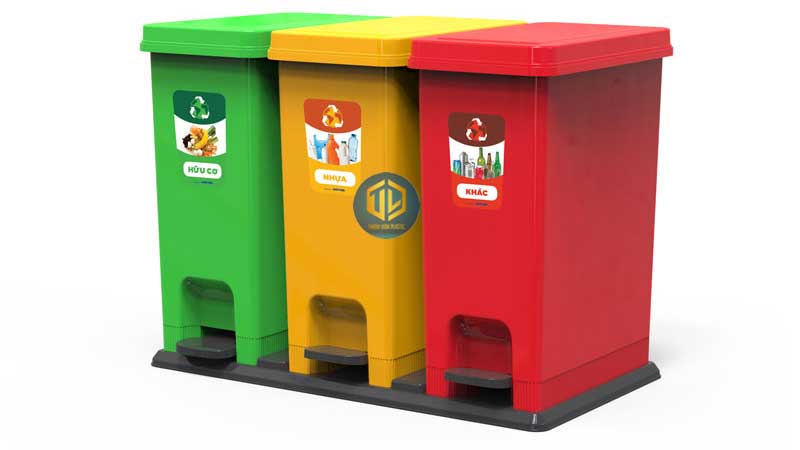 Các loại thùng rác gia đình phổ biến theo kích thước và giá bán