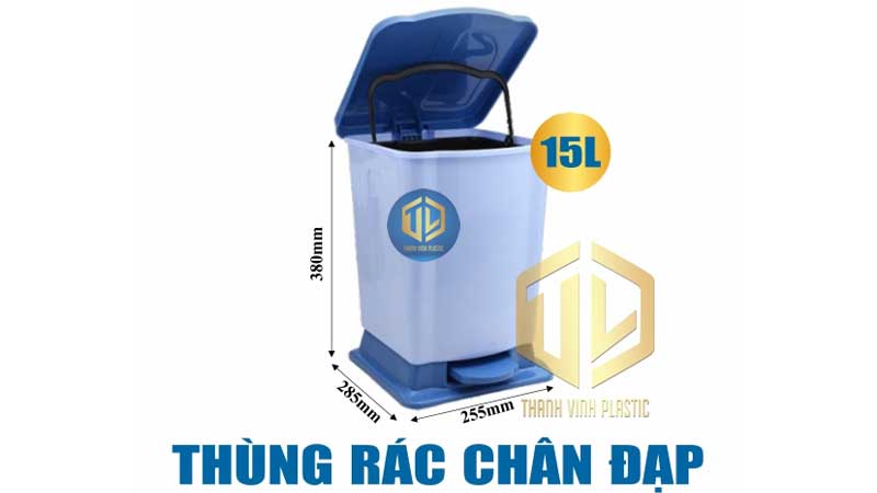 9 Mẫu thùng rác nhà vệ sinh đẹp, bền, chất lượng nhất hiện nay