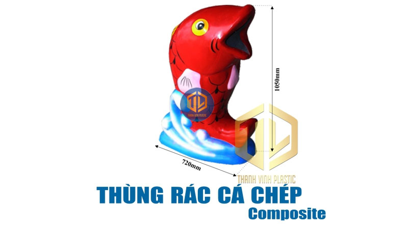 Thùng rác cá chép