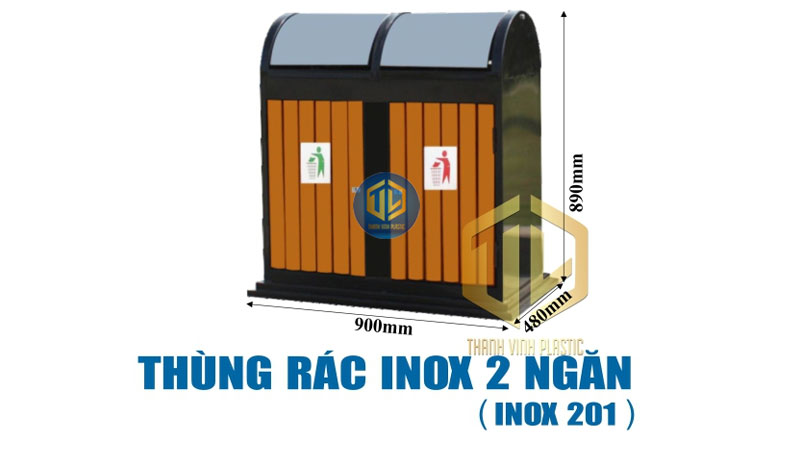 4 loại thùng rác inox lớn, chất lượng, giá rẻ đáng mua nhất
