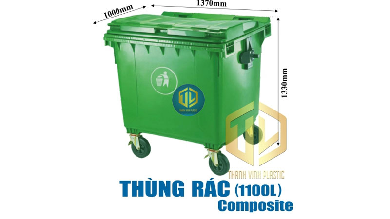 TOP 5 thùng rác lớn có bánh xe tiện lợi, giá tốt nhất 2026