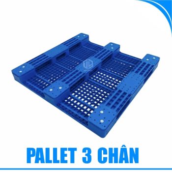Pallet nhựa 3 chân 1500x1500x200-1