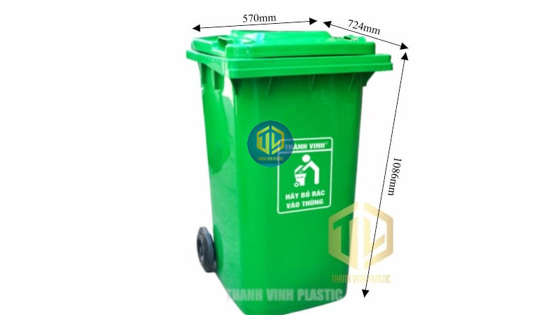 TOP 4 mẫu thùng rác 240 lít chất lượng, giá tốt nhất 2026