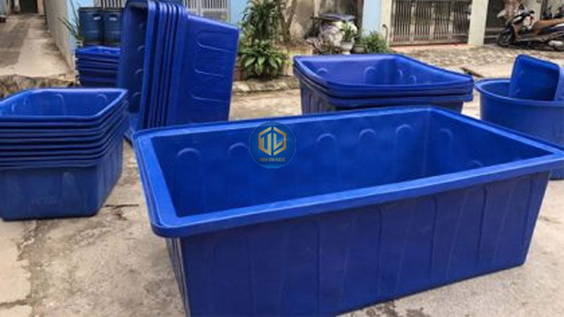 Ưu điểm thùng nhựa chữ nhật nuôi cá 500L - 1000L - 2000L